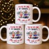 You're My One My Favorite My Ride Or Die, Couple And City Skyline - Personalized Custom Coffee Mug - CPL1028_MG