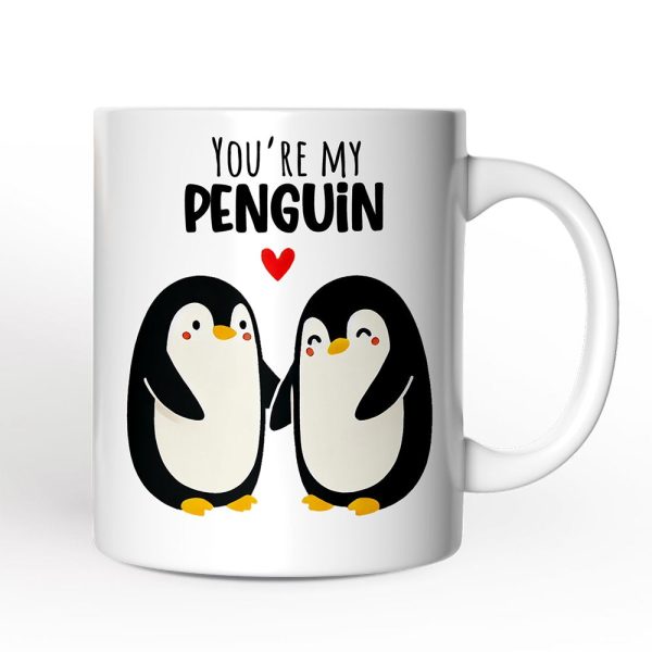 You're my Penguin Personalized Mug for Couple, Mate for Life Adorable Penguin Lover Gift With Custom Names You're my Penguin Personalized Mug for Couple, Mate for Life Adorable Penguin Lover Gift With Custom Names