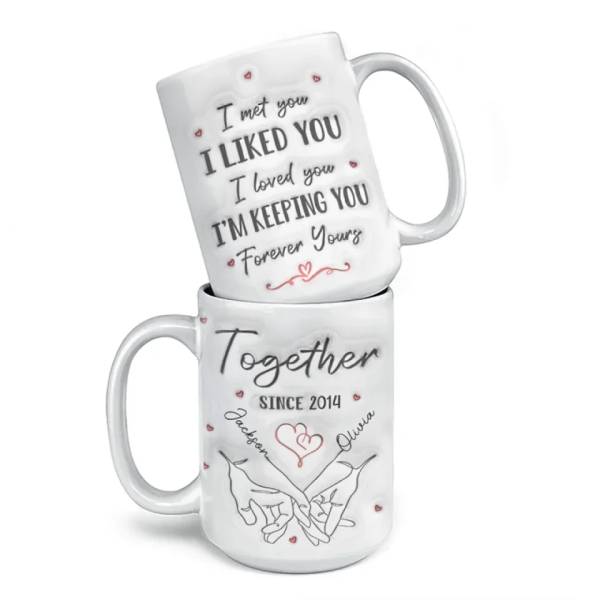 You're My Queen - Couple Personalized Custom 3D Inflated Effect Printed Mug - Gift For Husband Wife, Anniversary
