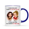 You're My Sister-In-Law I Laugh Because You Married My Brother - Personalized Mug - Funny Gift For Sister-In-Law You're My Sister-In-Law I Laugh Because You Married My Brother - Personalized Mug - Funny Gift For Sister-In-Law