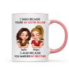 You're My Sister-In-Law I Laugh Because You Married My Brother - Personalized Mug - Funny Gift For Sister-In-Law You're My Sister-In-Law I Laugh Because You Married My Brother - Personalized Mug - Funny Gift For Sister-In-Law