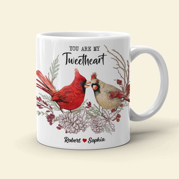 You're My Tweetheart Personalized Bird Couple Mug, Gift For Couple You're My Tweetheart Personalized Bird Couple Mug, Gift For Couple