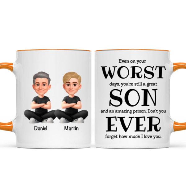 You're Still a Great Son Funny Sarcastic Gift - Personalized Mug - Loving Gift for Son, Gift from Dad You're Still a Great Son Funny Sarcastic Gift - Personalized Mug - Loving Gift for Son, Gift from Dad