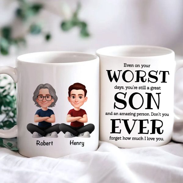You're Still a Great Son Funny Sarcastic Gift - Personalized Mug - Loving Gift for Son, Gift from Dad You're Still a Great Son Funny Sarcastic Gift - Personalized Mug - Loving Gift for Son, Gift from Dad