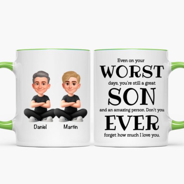 You're Still a Great Son Funny Sarcastic Gift - Personalized Mug - Loving Gift for Son, Gift from Dad You're Still a Great Son Funny Sarcastic Gift - Personalized Mug - Loving Gift for Son, Gift from Dad