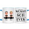 You're Still a Great Son Funny Sarcastic Gift - Personalized Mug - Loving Gift for Son, Gift from Dad You're Still a Great Son Funny Sarcastic Gift - Personalized Mug - Loving Gift for Son, Gift from Dad