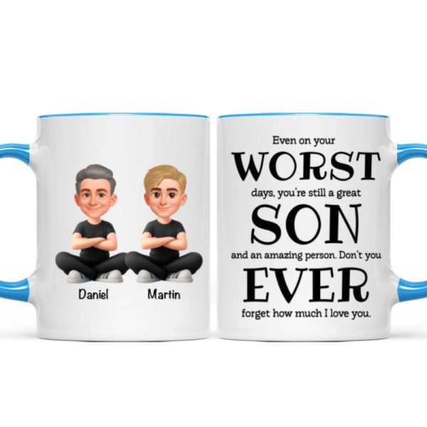 You're Still a Great Son Funny Sarcastic Gift - Personalized Mug - Loving Gift for Son, Gift from Dad You're Still a Great Son Funny Sarcastic Gift - Personalized Mug - Loving Gift for Son, Gift from Dad