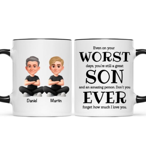 You're Still a Great Son Funny Sarcastic Gift - Personalized Mug - Loving Gift for Son, Gift from Dad You're Still a Great Son Funny Sarcastic Gift - Personalized Mug - Loving Gift for Son, Gift from Dad