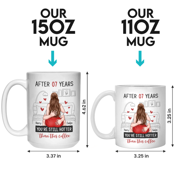 You're Still Hotter Than This Coffee - Couple Personalized Custom Mug - Christmas Gift For Husband Wife, Anniversary You're Still Hotter Than This Coffee - Couple Personalized Custom Mug - Christmas Gift For Husband Wife, Anniversary