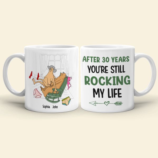 You're Still Rocking My Life Personalized Funny Couple Mug, Gift For Couple