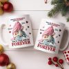 You're Stuck With Me Forever, Hearts and Lips - Personalized Custom Coffee Mug - CPL1334_MG