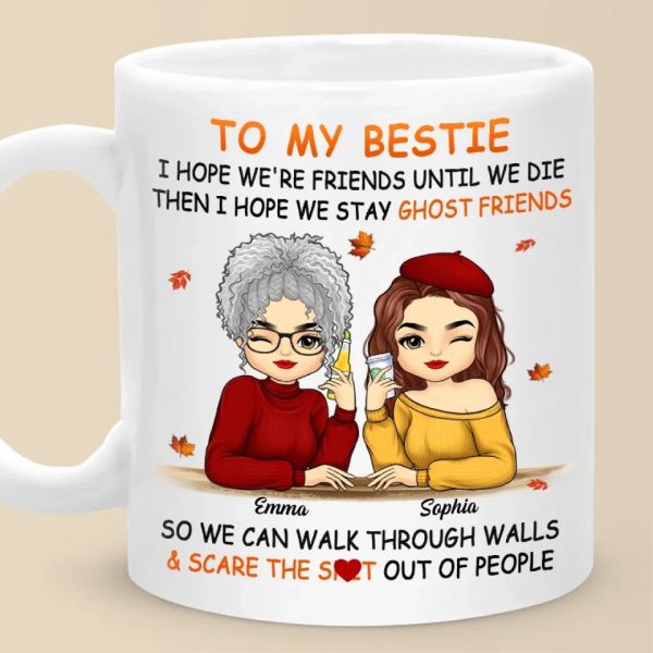 You're The Apple Of My Eye - Besties Personalized Custom Mug - Autumn Fall Gift For Best Friends, BFF, Sisters You're The Apple Of My Eye - Besties Personalized Custom Mug - Autumn Fall Gift For Best Friends, BFF, Sisters