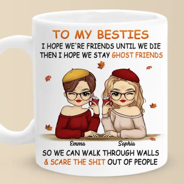 You're The Apple Of My Eye - Besties Personalized Custom Mug - Autumn Fall Gift For Best Friends, BFF, Sisters You're The Apple Of My Eye - Besties Personalized Custom Mug - Autumn Fall Gift For Best Friends, BFF, Sisters
