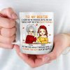 You're The Apple Of My Eye - Besties Personalized Custom Mug - Autumn Fall Gift For Best Friends, BFF, Sisters You're The Apple Of My Eye - Besties Personalized Custom Mug - Autumn Fall Gift For Best Friends, BFF, Sisters