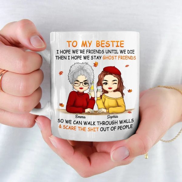 You're The Apple Of My Eye - Besties Personalized Custom Mug - Autumn Fall Gift For Best Friends, BFF, Sisters You're The Apple Of My Eye - Besties Personalized Custom Mug - Autumn Fall Gift For Best Friends, BFF, Sisters