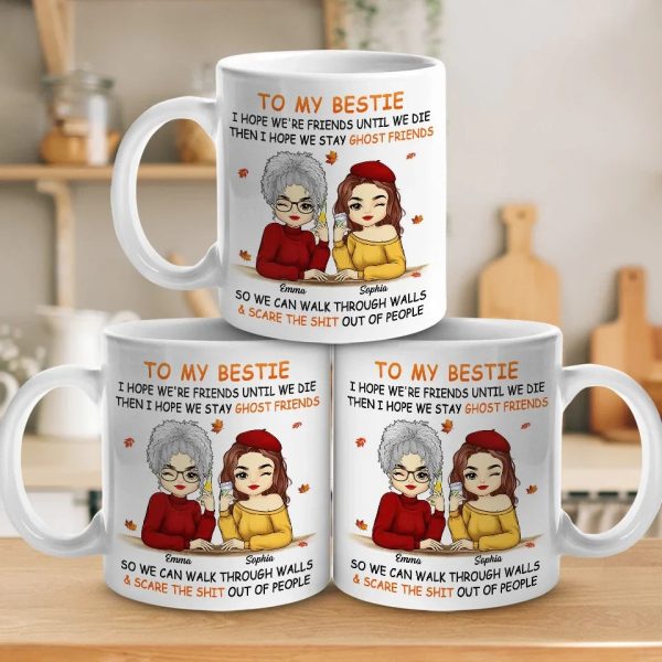 You're The Apple Of My Eye - Besties Personalized Custom Mug - Autumn Fall Gift For Best Friends, BFF, Sisters You're The Apple Of My Eye - Besties Personalized Custom Mug - Autumn Fall Gift For Best Friends, BFF, Sisters