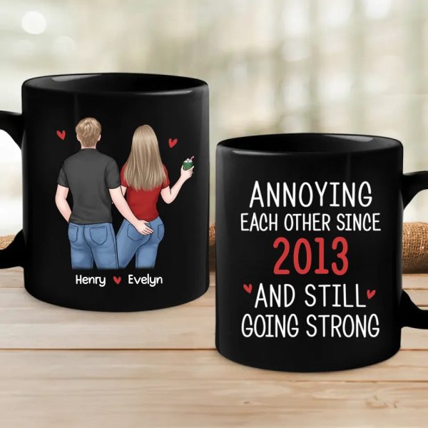 You're The Best Thing I've Ever Found On The Internet - Couple Personalized Custom Black Mug - Gift For Husband Wife, Anniversary You're The Best Thing I've Ever Found On The Internet - Couple Personalized Custom Black Mug - Gift For Husband Wife, Anniversary