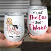 You're The One That I Want, Gift For Couple, Personalized Tumbler, Naughty Couple Tumbler, Couple Gift