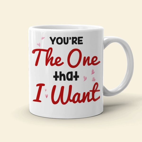 You're The One That I Want, Personalized Tumbler, Gifts For Couple You're The One That I Want, Personalized Tumbler, Gifts For Couple