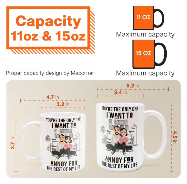 You're The Only One I Want To Annoy - Personalized Mug You're The Only One I Want To Annoy - Personalized Mug