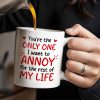 You're the Only One I Want to Annoy, Couple Love Mug - Personalized Custom Coffee Mug - CPL313_MG