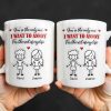 You're The Only One I Want To Annoy, Stick Figures And Hearts - Personalized Custom Coffee Mug - CPL1365_MG You're The Only One I Want To Annoy, Stick Figures And Hearts - Personalized Custom Coffee Mug - CPL1365_MG