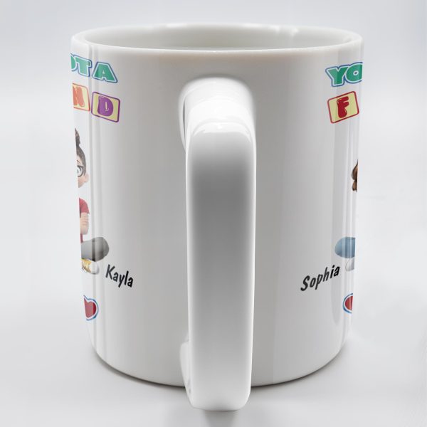 You've Got A Friend In Me, Cartoon Characters and Hearts - Personalized Custom Coffee Mug - BST157_MG You've Got A Friend In Me, Cartoon Characters and Hearts - Personalized Custom Coffee Mug - BST157_MG
