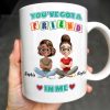 You've Got A Friend In Me, Cartoon Characters and Hearts - Personalized Custom Coffee Mug - BST157_MG You've Got A Friend In Me, Cartoon Characters and Hearts - Personalized Custom Coffee Mug - BST157_MG