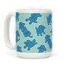 Yuri Blue Poodle Coffee Mug