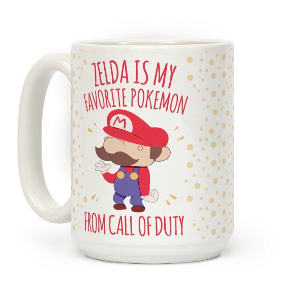 Zelda Is My Favorite Pokemon Coffee Mug Zelda Is My Favorite Pokemon Coffee Mug