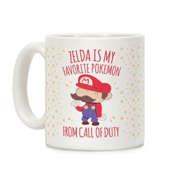 Zelda Is My Favorite Pokemon Coffee Mug Zelda Is My Favorite Pokemon Coffee Mug