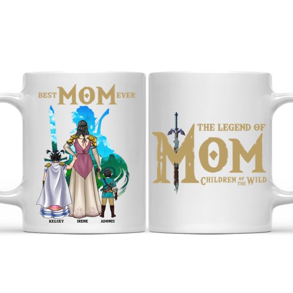 Zelda The Legend Of Mom Children Of The Wild - Gift For Mom - Personalized Ceramic Mug - CL07 NA94 Zelda The Legend Of Mom Children Of The Wild - Gift For Mom - Personalized Ceramic Mug - CL07 NA94