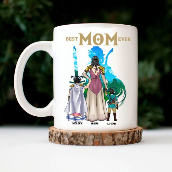 Zelda The Legend Of Mom Children Of The Wild - Gift For Mom - Personalized Ceramic Mug - CL07 NA94 Zelda The Legend Of Mom Children Of The Wild - Gift For Mom - Personalized Ceramic Mug - CL07 NA94