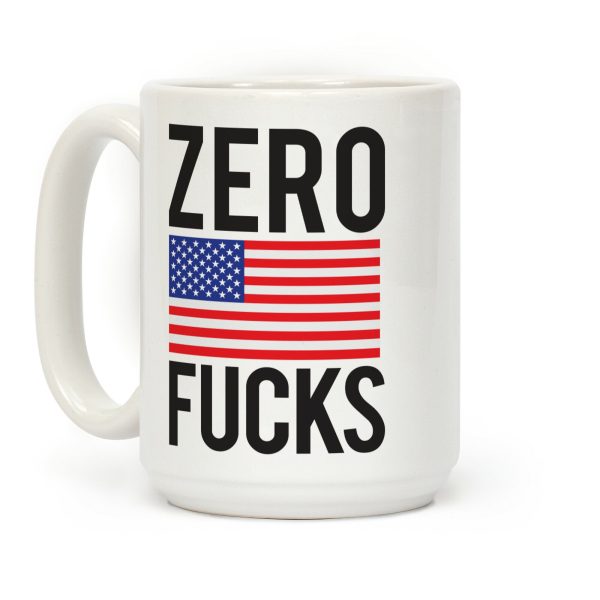Zero Fucks America Coffee Mug