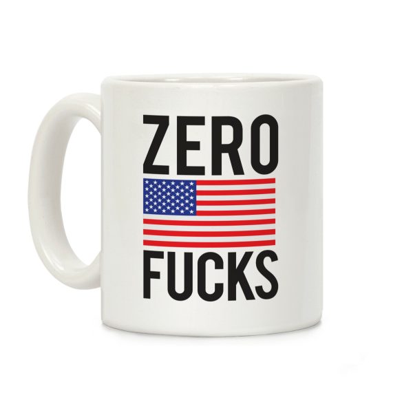 Zero Fucks America Coffee Mug