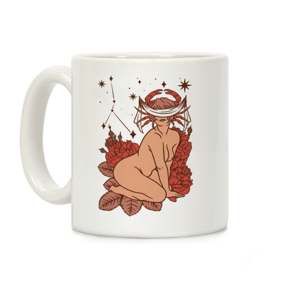 Zodiac Pinup Cancer Coffee Mug Zodiac Pinup Cancer Coffee Mug