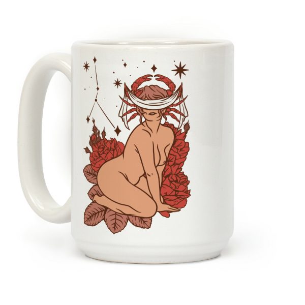 Zodiac Pinup Cancer Coffee Mug Zodiac Pinup Cancer Coffee Mug