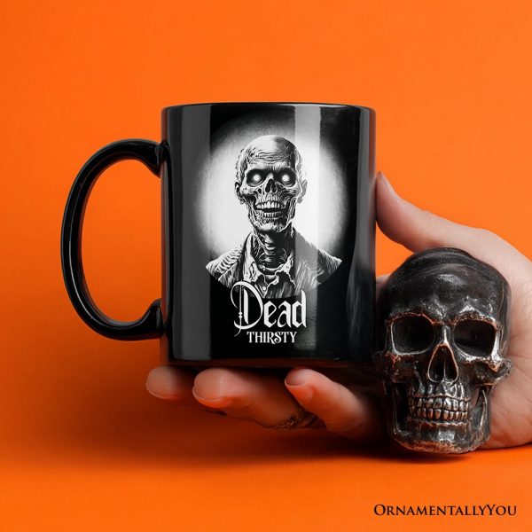 Zombie Spooky Portrait Personalized Mug Horror Villain Theme Halloween Gift with Custom Name Zombie Spooky Portrait Personalized Mug Horror Villain Theme Halloween Gift with Custom Name